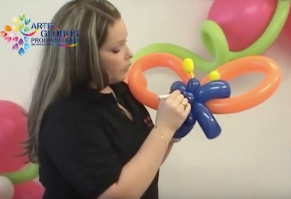 Cómo hacer una flor con globos