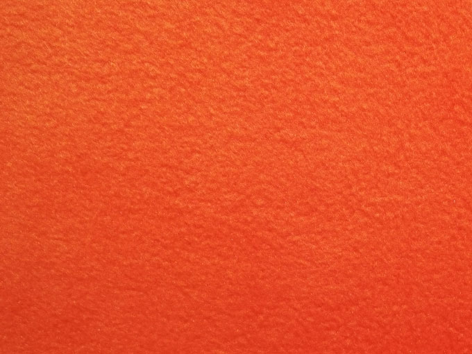 Tela polar (fleece) naranja
