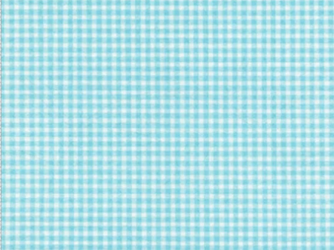 Fieltro estampado brasilero: azul cuadros 1/2 metro