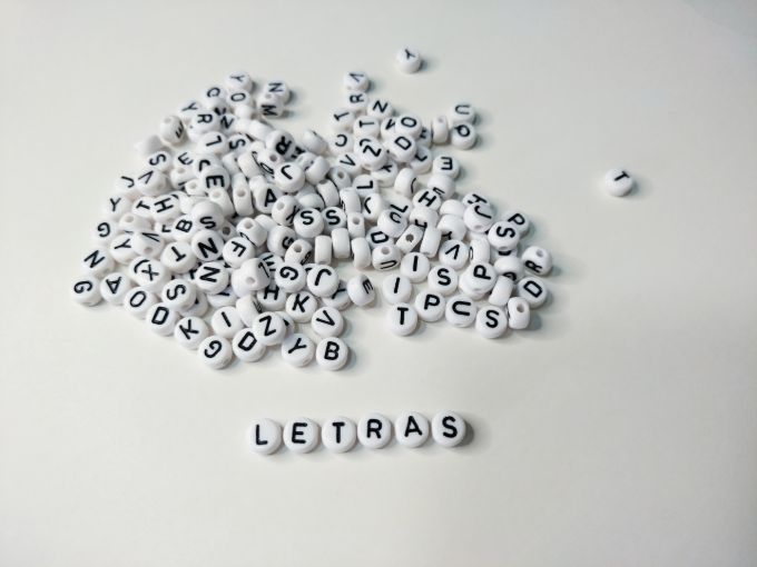 Letras para bisutería y manualidades - abecedario