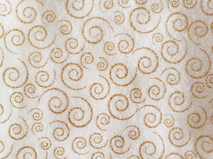 Fieltro beige estampado unicolor de 50 cm x 75 cm