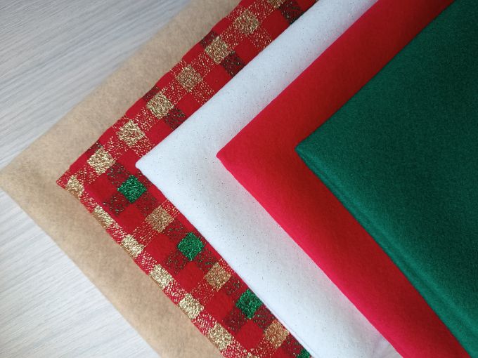 Kit Navidad 6: Paño lency americano - 5 colores