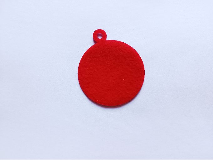 Bolas troqueladas color rojo x 10 unidades